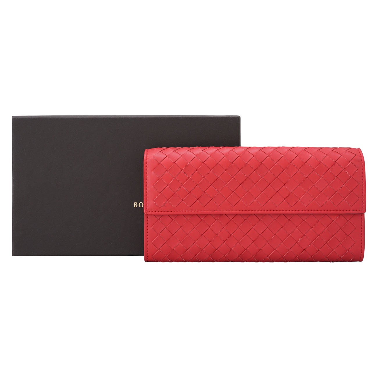 BOTTEGA VENETA(USED)보테가베네타 인트레치아토 지퍼 장지갑